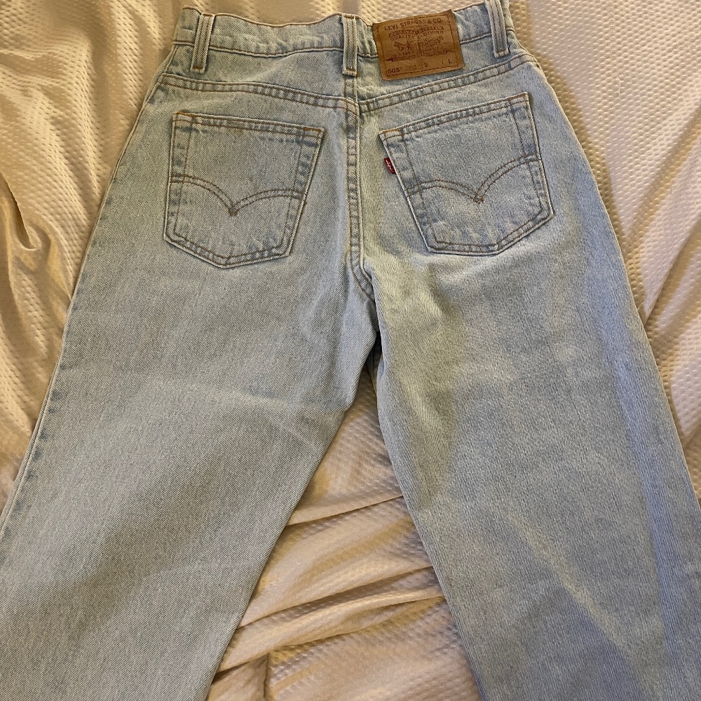 VINTAGE LEVI 505 light wash